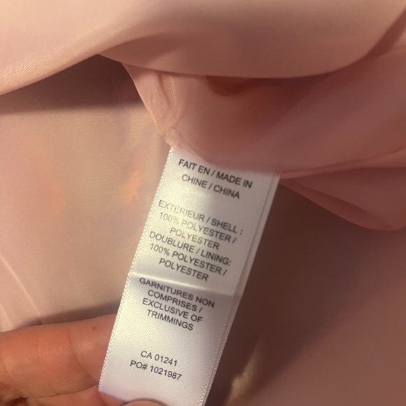 Shiny metallic pink with birds satiny brocade mini skirt NWT - Picture 6 of 9